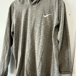 Nike Dri-FIT Athletic Tee in Gray